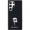Etui Karl Lagerfeld Silicone Ikonik Metal Pin na Samsung Galaxy S23 Ultra - czarne