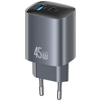 USAMS ŁADOWARKA SIECIOWA GA70 DO APPLE IPHONE 12 13 14 45W PD USB-A