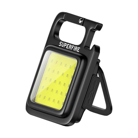 SUPERFIRE LATARKA RĘCZNA SZPERACZ DO CAMPING ROWER TREKKING 600LM USB-C