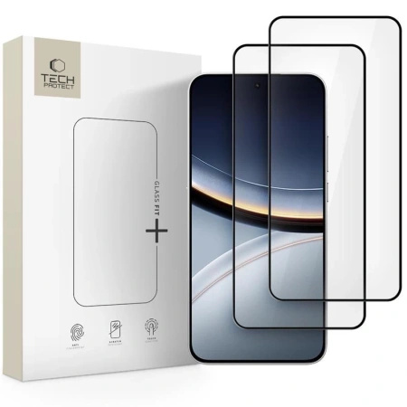 TECH-PROTECT SZKŁO HARTOWANE GLASS FIT+ 2-PACK DO XIAOMI POCO F7 5G