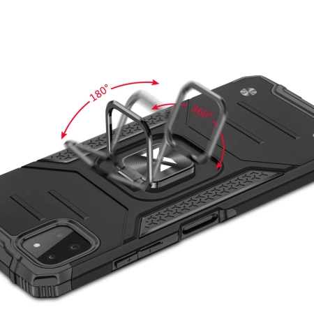 WOZINSKY POKROWIEC HYBRYDOWY RING ARMOR DO SAMSUNG GALAXY A22 4G Z UCHWYTEM