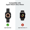 Pitaka Air case, black/grey - Apple Watch Ultra 49 mm