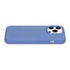 iCarer Litchi Premium Leather Case skórzane etui iPhone 14 Pro magnetyczne z MagSafe jasnoniebieski (WMI14220710-LB)