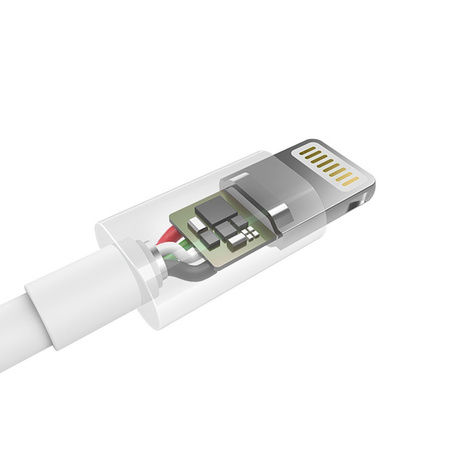 Choetech certyfikowany kabel przewód USB-A - Lightning MFI 1,8m biały (IP0027)