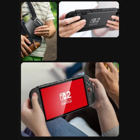SUPCASE ETUI CRYSTAL DO NINTENDO SWITCH 2 OCHRONA PRZED ZDERZENIAMI