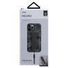 Etui Uniq Heldro na iPhone 12 / iPhone 12 Pro czarny moro/charcoal camo Antimicrobial