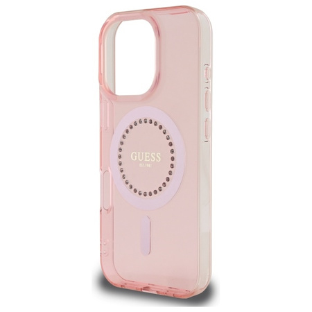 GUESS ETUI HARD CASE DO IPHONE 16 PRO MAX 6.9 DO MAGSAFE Z WZOREM