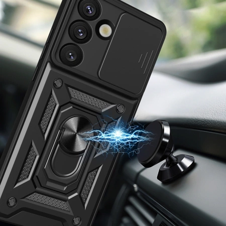 HURTEL PANCERNE ETUI HYBRID ARMOR CAMSHIELD DO OPPO F29 PRO 5G Z PODSTAWKĄ