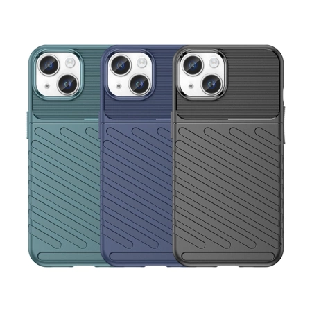 Pancerne etui iPhone 15 Plus Thunder Case - niebieskie