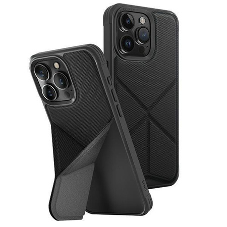 UNIQ etui Transforma iPhone 15 Pro 6.1" Magclick Charging czarny/ebony black