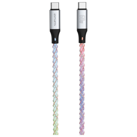 4SMARTS KABEL USB-C 60W 1.5M DO TELEFONÓW LAPTOPÓW PRZEWÓD SZYBKIE