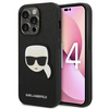 Karl Lagerfeld KLHCP14LSAPKHK iPhone 14 Pro 6,1" czarny/black hardcase Saffiano Karl`s Head Patch