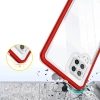HURTEL CLEAR 3IN1 ETUI DO SAMSUNG GALAXY A42 5G POKROWIEC ŻELOWY Z RAMKĄ