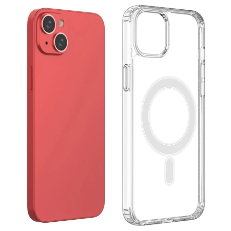 Etui magnetyczne Clear Magnetic Case z MagSafe do iPhone 15 Plus - przezroczyste