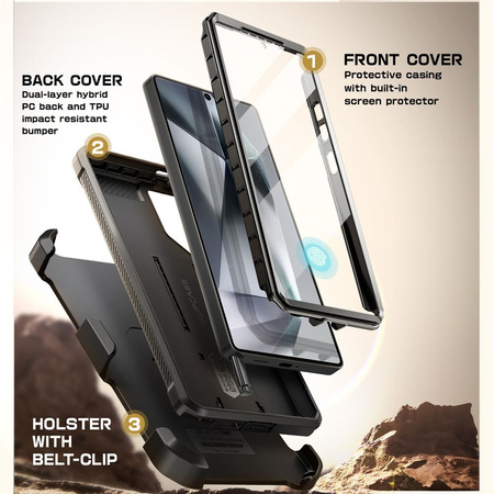 SUPCASE UNICORN BEETLE PRO POKROWIEC TPU DO GALAXY S25 ULTRA 2-SET OCHRONA