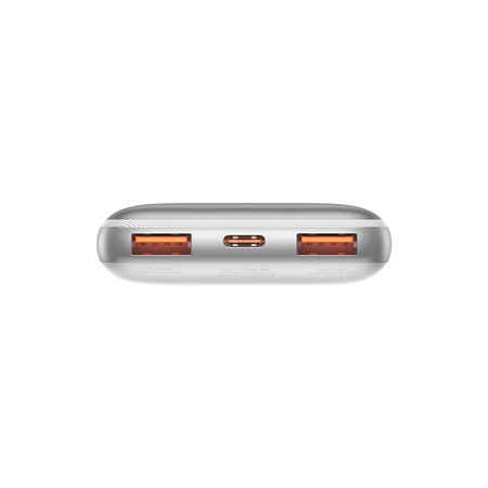 Powerbank Baseus Bipow Pro 10000mAh 20W biały z kablem USB Typu A - USB Typu C 3A 0.3m (PPBD040202)