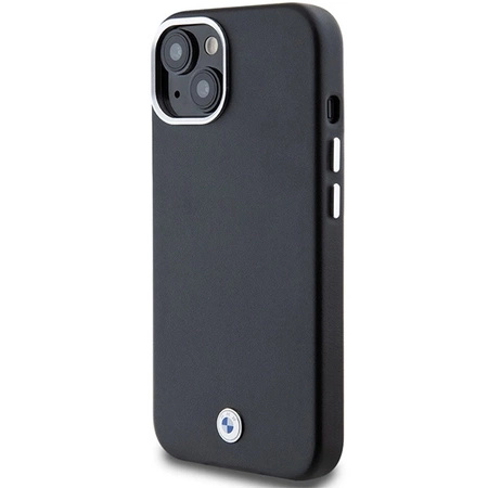 Etui BMW Signature Wrapped Metal MagSafe na iPhone 15 Plus / 14 Plus - czarne