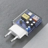 DUDAO ŁADOWARKA SIECIOWA ADAPTER PRZEJŚCIÓWKA USB A USB C DO SMARTFONA 30W