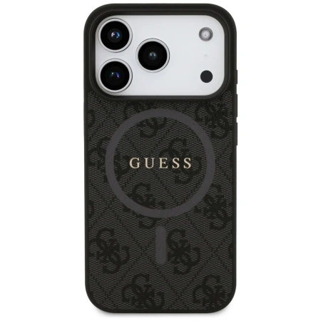 GUESS ETUI 4G RING CLASSIC LOGO DO IPHONE 17 PRO Z MAGNETYCZNYM