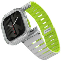 Pasek+etui Skinarma Gemini do Apple      Watch 42mm niteglow