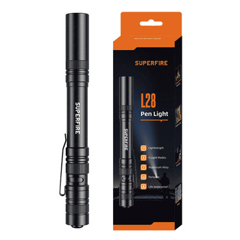 SUPERFIRE LATARKA L28 121LM DO AKTYWNOŚCI SPORTOWYCH NOCĄ ZASILANIE BATERIĄ