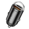 JELLICO ładowarka samochodowa F19 PD 30W 1xUSB-C + 1xUSB QC3.0 Czarny