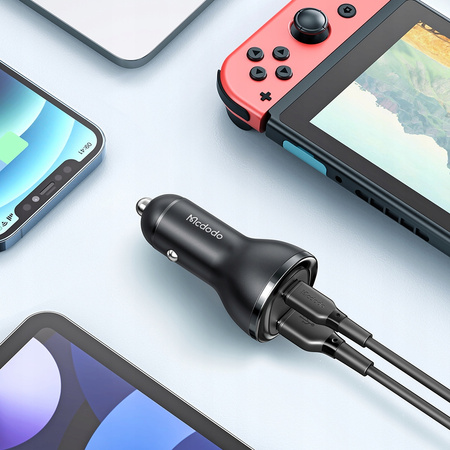Mcdodo car charger, USB/ USB-C, PD 95W LCD CC-5670