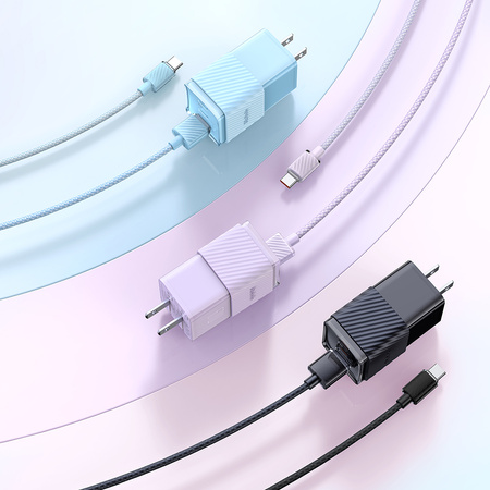 Kabel USB-C, Mocny, Super Szybki, Mcdodo, 100W, 1.2M, niebieski