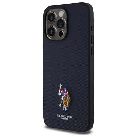 U.S. POLO ASSN. ETUI DO IPHONE 15 PRO MAX 6,7 NAVY GRANATOWE EMBROIDERED DH