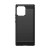 Etui silikonowe Carbon Case do Motorola Edge 40 Pro - czarne