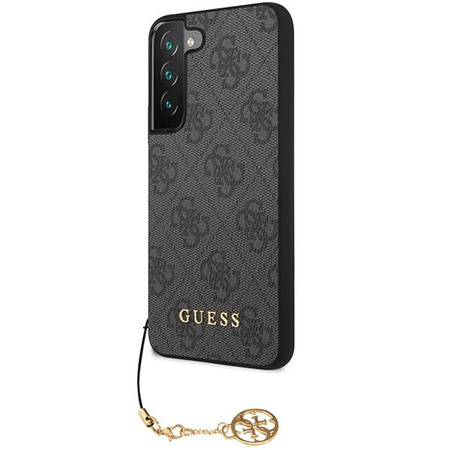Etui Guess GUHCS23MGF4GGR S23+ S916 - szare hardcase 4G Charms Collection