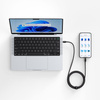 MCDODO KABEL USB-C LIGHTNING SZYBKIE ŁADOWANIE PD 36W 1M LED CZARNY
