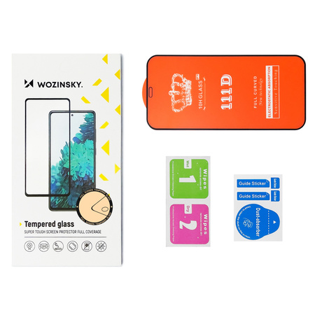 Wozinsky Full Glue Tempered Glass 2x szkło hartowane do Xiaomi Redmi A2 / Redmi A1 9H na cały ekran z czarną ramką