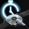 WOZINSKY PRZEJŚCIÓWKA USB-C DO SMARTWATCH GARMIN SZARY, WYSOKA