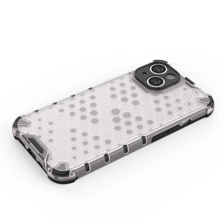 HURTEL ETUI HONEYCOMB POKROWIEC DO IPHONE 14 PLUS PANCERNE PRZEZROCZYSTE