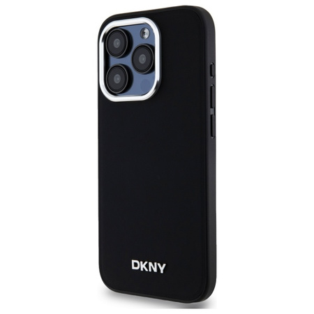 DKNY ETUI HARDCASE PLAIN LOGO DO IPHONE 15 PRO 6.1 DO MAGSAFE POKROWIEC