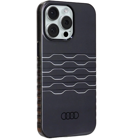 Etui Audi IML MagSafe na iPhone 15 Pro Max - czarne