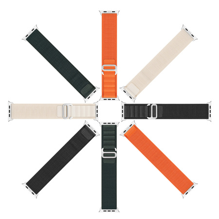 Sportowy pasek ze sprzączką do Apple Watch 8 / 7 / 6 / SE / 5 / 4 / 3 / 2 / 1 (41, 40, 38 mm) Dux Ducis Strap GS Version - zielony