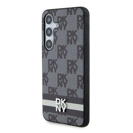 DKNY CASE DO SAMSUNG S24 S21 S22 HARDCASE Z PASKIEM SKÓRZANYM MONO PATTERN