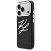 Etui Karl Lagerfeld IML Glitter KL       Diamond Logo do iPhone 17 Pro czarny