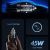 USAMS ŁADOWARKA SAMOCHODOWA C35 USB USB-C 45W DO TELEFONÓW ZŁĄCZE USB-C