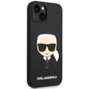 Karl Lagerfeld KLHMP14MSLKHBK iPhone 14 Plus 6,7" hardcase czarny/black Silicone Karl`s Head Magsafe