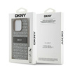 DKNY ETUI HARDCASE LEATHER MONO STRIPE DO IPHONE 15 PRO 6.1 Z LOGO