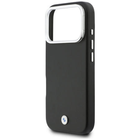 Etui BMW M Sign Metal Logo MagSafe do    iPhone 17 Pro czarny