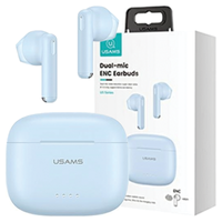 USAMS SLUCHAWKI BLUETOOTH TWS BEZPRZEWODOWE DO TELEFON LAPTOP DUAL MIC