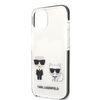 Etui Karl Lagerfeld KLHCP13STPEKCW na iPhone 13 mini hardcase - białe Karl&Choupette