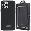 Etui Audi Silicone Case na iPhone 14 Pro - czarne AU-LSRIP14P-Q3/D1-BK
