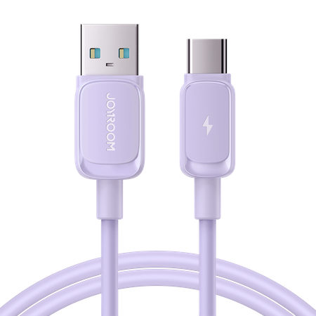 Kabel USB - USB C 3A 1,2m Joyroom S-AC027A14 - fioletowy