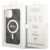 Etui Guess 4G MagSafe na iPhone 14 Plus - czarne