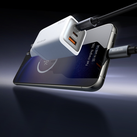 MCDODO ŁADOWARKA SIECIOWA ZASILACZ KOSTKA 3X USB-C PD USB 100W BIAŁA